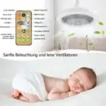 LED Ceiling Fan with Lights, Remote Control - White - Image 3