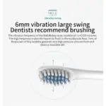 Electric Toothbrushes With extra Brush Heads Gift-BLACK - Image 2