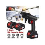 Portable Cordless High Pressure Car Washer with 2 Batteries