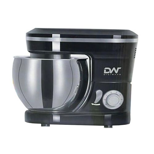 Digiwave 12-litre stand mixer in black with a large stainless-steel mixing bowl — Electromart Uganda