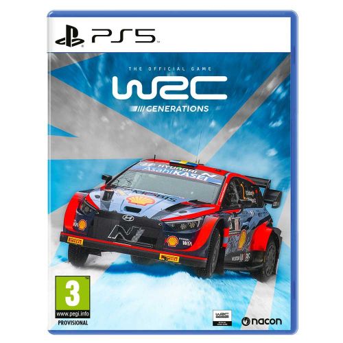 WRC Generations rally game case for the Sony PlayStation 5, front cover — Electromart Uganda