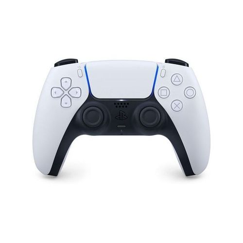 Sony PS5 DualSense wireless controller in white, front view — Electromart Uganda