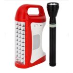 Geepas 2-in-1 Rechargeable LED Lantern & Flashlight Torch