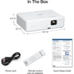 Epson Projector Co-W01-Wxga Projector – White