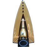 LED Champagne Bottle Display Shelf Bar Light