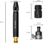 Pressure Nozzle Spray Water Gun - Black