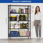 Kitchen organizer 5 layer black