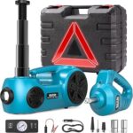Electric Car Jack Kit – 5 Ton 12V Hydraulic Jack with Impact Wrench & Tire Inflator Pump
