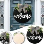 Welcome Door Sign – Decorative Home Accessory
