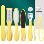 9pcs Professional Pedicure Foot Care Kit – Complete Foot Grooming Set for Smooth & Healthy Feet
