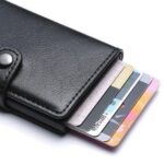 Bank Credit Card Package Card Holder Business Case Manual Pop Up - Black - Image 3