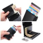 Bank Credit Card Package Card Holder Business Case Manual Pop Up - Black - Image 2