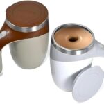 Self-Stirring Coffee Mug 14oz — Automatic Mixing Travel Mug (Battery Powered)