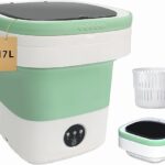 Portable 17L Mini Washing Machine – Foldable with Spin Dryer