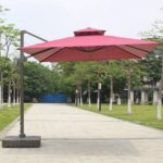 Adjustable Umbrella (canvas material) - 3×3 meters Accomodates 2 cars