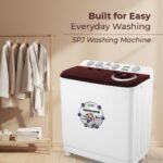 7Kg SPJ Twin Tub Washing Machine - White