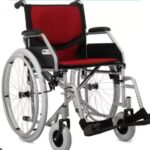 Premium Manual Wheelchair – Red & Black