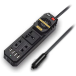 200W Car Power Inverter – DC 12V to AC 220V with 4 USB Ports