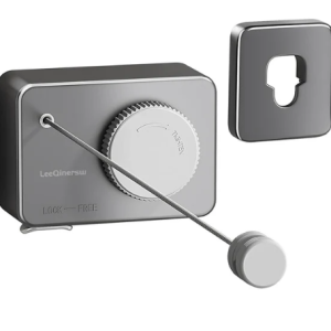 Retractable Clothesline — Portable Drying Line Grey wall-mounted retractable clothesline with a pull-out drying cord — Electromart Uganda