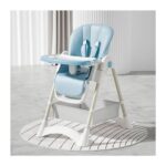 High Portable Foldable Feeding Chair for Babies & Toddlers – With Wheels, Booster Seat & Removable Tray