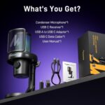 Maono DM40 Pro Wireless Condenser Microphone – Studio Quality Sound (Black) - Image 2