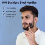 Derma Roller 1mm Stainless Steel – Skin Rejuvenation & Hair Growth Tool - Image 3