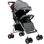 Baby Stroller for Toddler – Foldable Aluminum Alloy Pushchair with Adjustable Backrest