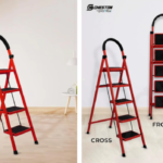 4-Step Foldable Stool Ladder – Safe, Strong & Space-Saving Home Ladder