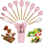 12PCS Kitchen Utensil Set – Silicone Cooking Utensils Kit (Heat Resistant)