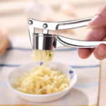 Stainless Steel Multi-Functional Manual Garlic Crusher – Portable Garlic Presser