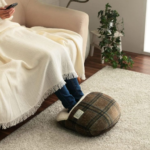 Electric Adjustable Heat Foot Warmer – Wormwood Heating, Fluffy Comfort (Home & Office Use)