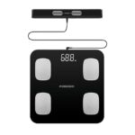 Porodo Lifestyle Precise Analysis Smart Scale – 8-Electrode Body Composition Scale (180kg)
