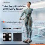 Porodo Lifestyle Precise Analysis Smart Scale – 8-Electrode Body Composition Scale (180kg) - Image 2