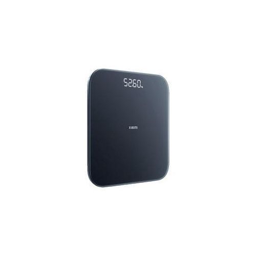 Xiaomi Mi Smart Scale S200 body-weight scale in black glass showing a weight reading — Electromart Uganda